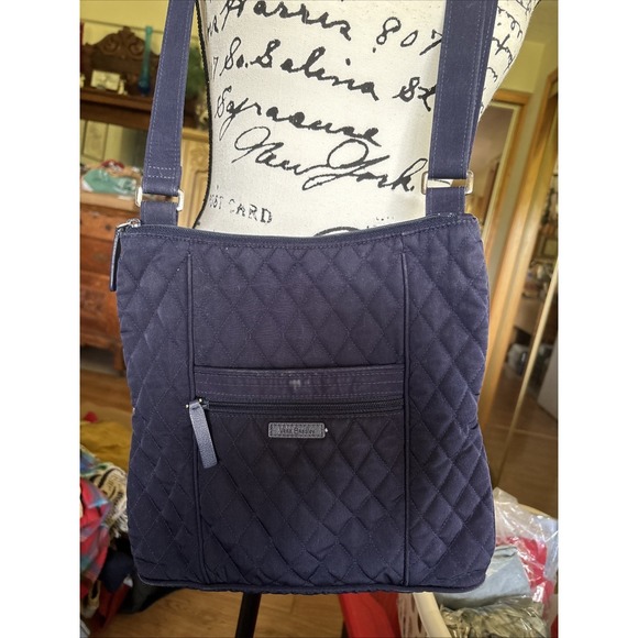 Vera Bradley Handbags - Navy Blue Quilted Vera Bradley Crossbody Purse